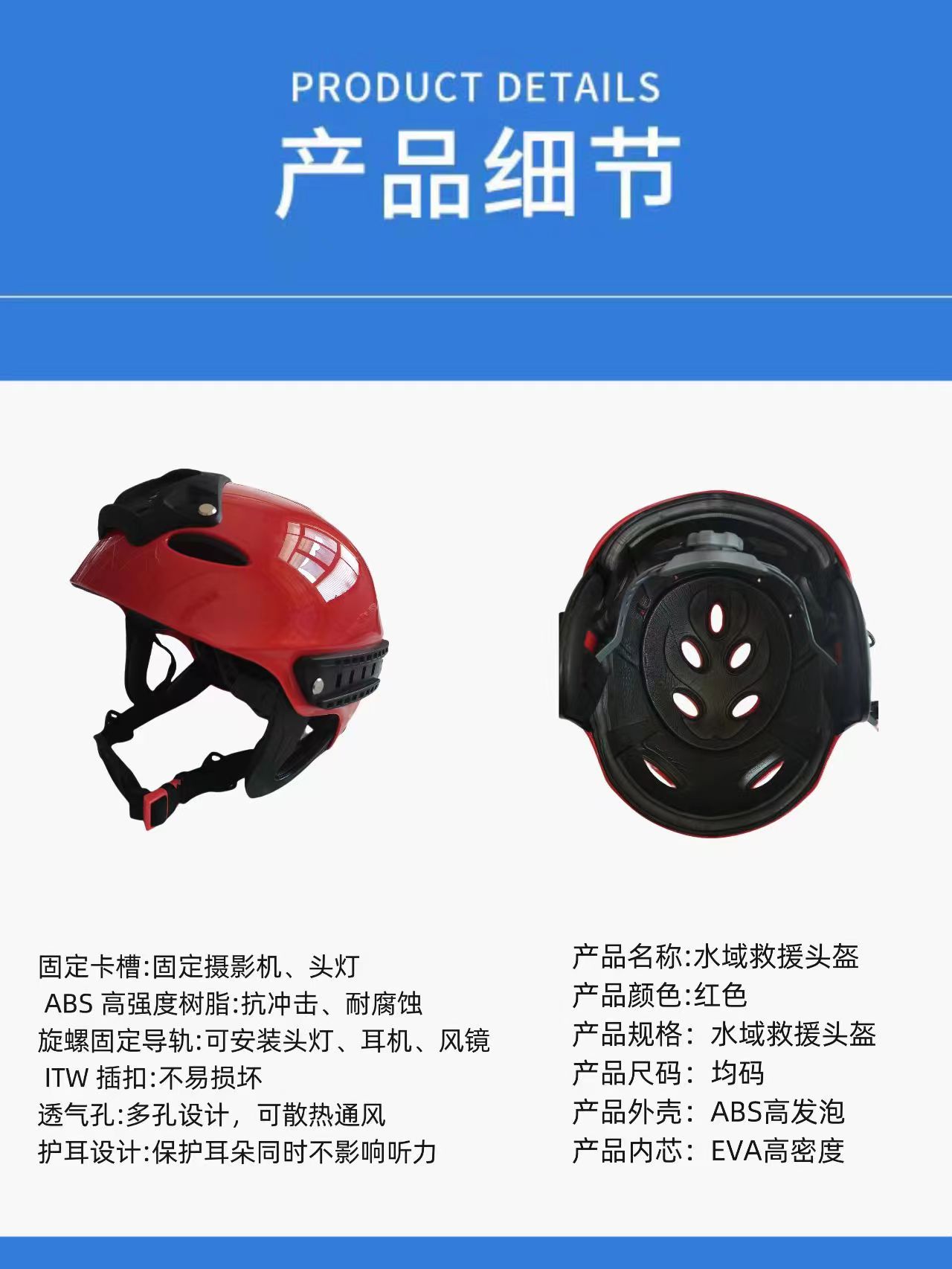 水域救援頭盔